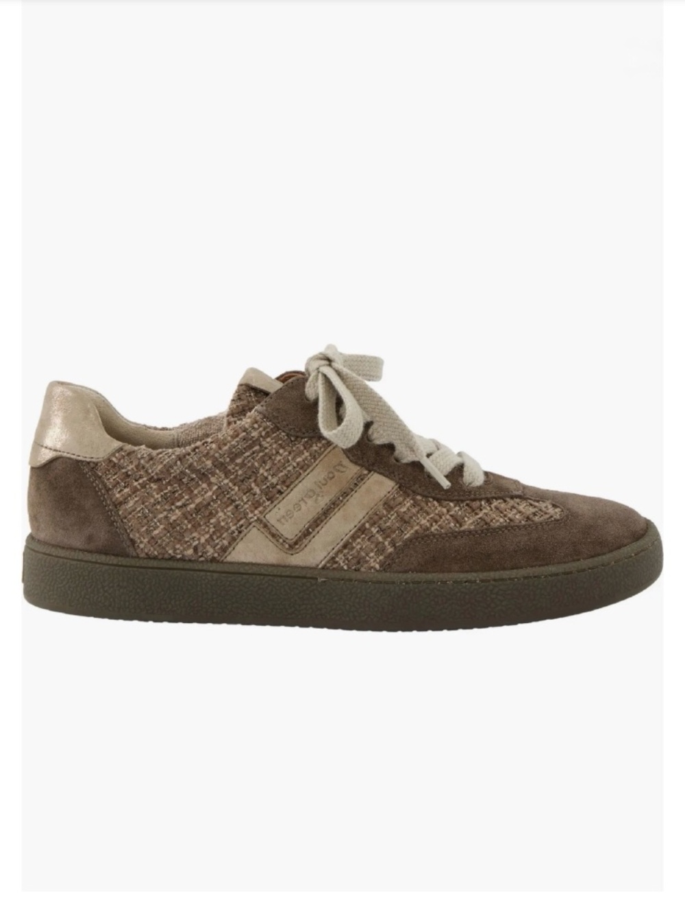 New Paul Green Cruz Sneaker Earth Soft Suede Sz 10.5